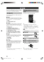 Preview for 42 page of Yamaha RX-V440 - 6.1 Channel Home Theater Receiver Owner'S Manual