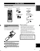 Preview for 5 page of Yamaha RX-V440RDS Owner'S Manual