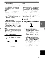 Preview for 29 page of Yamaha RX-V440RDS Owner'S Manual