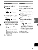 Preview for 39 page of Yamaha RX-V440RDS Owner'S Manual