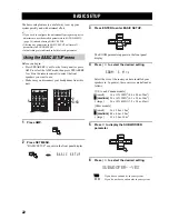 Preview for 26 page of Yamaha RX-V457 Owner'S Manual