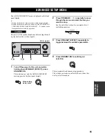 Preview for 65 page of Yamaha RX-V457 Owner'S Manual