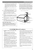 Preview for 3 page of Yamaha RX-V459 - AV Receiver - 6.1 Channel Owner'S Manual