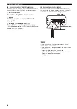 Preview for 12 page of Yamaha RX-V459 - AV Receiver - 6.1 Channel Owner'S Manual