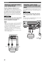 Preview for 26 page of Yamaha RX-V459 - AV Receiver - 6.1 Channel Owner'S Manual