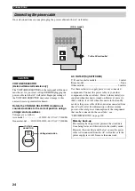 Preview for 28 page of Yamaha RX-V459 - AV Receiver - 6.1 Channel Owner'S Manual