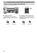 Preview for 30 page of Yamaha RX-V459 - AV Receiver - 6.1 Channel Owner'S Manual