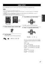 Preview for 31 page of Yamaha RX-V459 - AV Receiver - 6.1 Channel Owner'S Manual