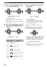 Preview for 32 page of Yamaha RX-V459 - AV Receiver - 6.1 Channel Owner'S Manual