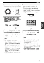 Preview for 35 page of Yamaha RX-V459 - AV Receiver - 6.1 Channel Owner'S Manual