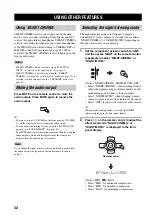 Preview for 36 page of Yamaha RX-V459 - AV Receiver - 6.1 Channel Owner'S Manual