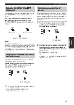 Preview for 41 page of Yamaha RX-V459 - AV Receiver - 6.1 Channel Owner'S Manual