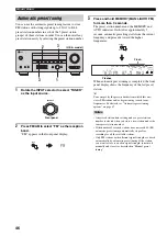 Preview for 50 page of Yamaha RX-V459 - AV Receiver - 6.1 Channel Owner'S Manual