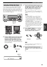 Preview for 57 page of Yamaha RX-V459 - AV Receiver - 6.1 Channel Owner'S Manual