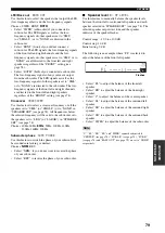 Preview for 83 page of Yamaha RX-V459 - AV Receiver - 6.1 Channel Owner'S Manual