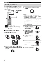 Предварительный просмотр 26 страницы Yamaha RX-V4600 - AV Receiver Owner'S Manual