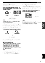 Предварительный просмотр 41 страницы Yamaha RX-V4600 - AV Receiver Owner'S Manual