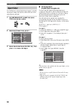 Предварительный просмотр 58 страницы Yamaha RX-V4600 - AV Receiver Owner'S Manual