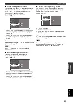 Предварительный просмотр 71 страницы Yamaha RX-V4600 - AV Receiver Owner'S Manual