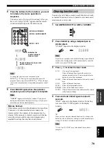 Предварительный просмотр 81 страницы Yamaha RX-V4600 - AV Receiver Owner'S Manual