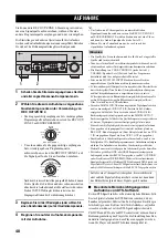 Предварительный просмотр 289 страницы Yamaha RX-V4600 - AV Receiver Owner'S Manual