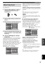 Предварительный просмотр 300 страницы Yamaha RX-V4600 - AV Receiver Owner'S Manual