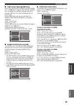 Предварительный просмотр 459 страницы Yamaha RX-V4600 - AV Receiver Owner'S Manual