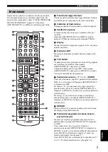 Предварительный просмотр 485 страницы Yamaha RX-V4600 - AV Receiver Owner'S Manual