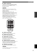 Предварительный просмотр 733 страницы Yamaha RX-V4600 - AV Receiver Owner'S Manual