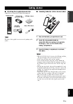 Preview for 5 page of Yamaha RX-V461 - AV Receiver Owner'S Manual