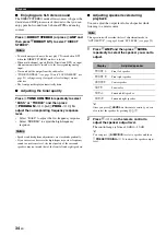 Preview for 36 page of Yamaha RX-V461 - AV Receiver Owner'S Manual