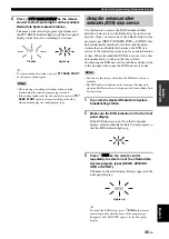 Preview for 47 page of Yamaha RX-V461 - AV Receiver Owner'S Manual