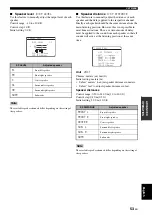 Preview for 55 page of Yamaha RX-V461 - AV Receiver Owner'S Manual