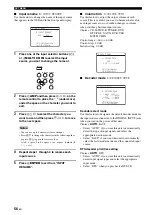 Preview for 58 page of Yamaha RX-V461 - AV Receiver Owner'S Manual