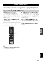 Preview for 61 page of Yamaha RX-V461 - AV Receiver Owner'S Manual