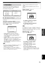 Preview for 209 page of Yamaha RX-V461 - AV Receiver Owner'S Manual