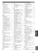 Preview for 311 page of Yamaha RX-V461 - AV Receiver Owner'S Manual