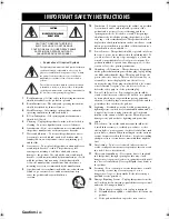 Предварительный просмотр 2 страницы Yamaha RX V463 - AV Receiver Owner'S Manual