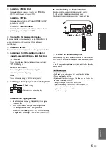 Preview for 289 page of Yamaha RX-V463 Owner'S Manual