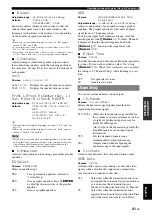 Preview for 45 page of Yamaha RX-V465 Owner'S Manual