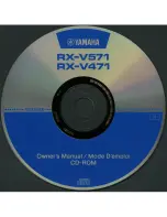 Preview for 117 page of Yamaha RX-V471 Owner'S Manual