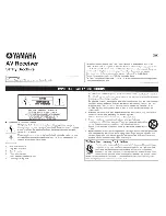 Предварительный просмотр 136 страницы Yamaha RX-V473 Owner'S Manual