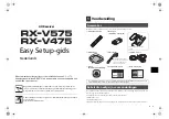 Preview for 50 page of Yamaha RX-V475 Setup Manual