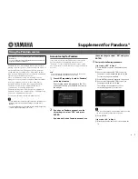 Preview for 126 page of Yamaha RX-V477 Owner'S Manual