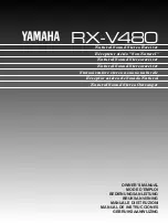 Yamaha RX-V480 Owner'S Manual preview