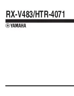 Предварительный просмотр 153 страницы Yamaha RX-V483/HTR-4071 Service Manual