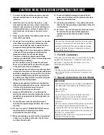 Preview for 2 page of Yamaha RX-V496RDS Owner'S Manual