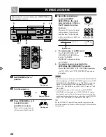 Preview for 22 page of Yamaha RX-V496RDS Owner'S Manual