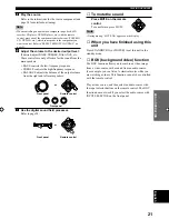 Preview for 23 page of Yamaha RX-V496RDS Owner'S Manual