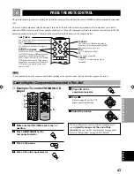 Preview for 45 page of Yamaha RX-V496RDS Owner'S Manual